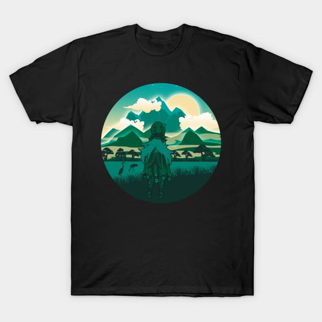 Traveller River Mountain T-Shirt by Mr Bushido